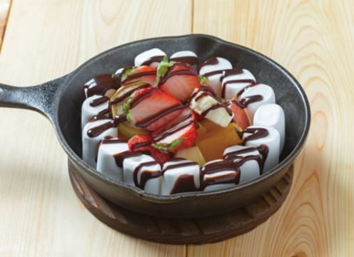スキレットフルーツスモア